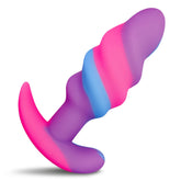 Plug Unicorn Swirl Silicone Butt Plug
